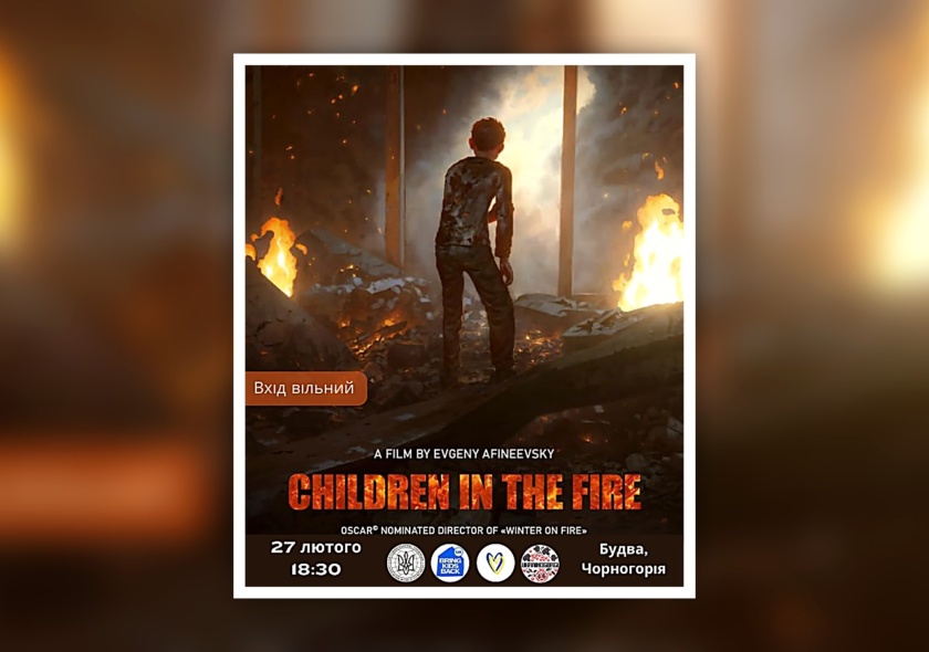 Documentary Screening in Budva: “Children in the Fire”